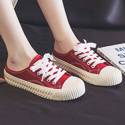 DD097  캔버스 뮬 스니커즈
